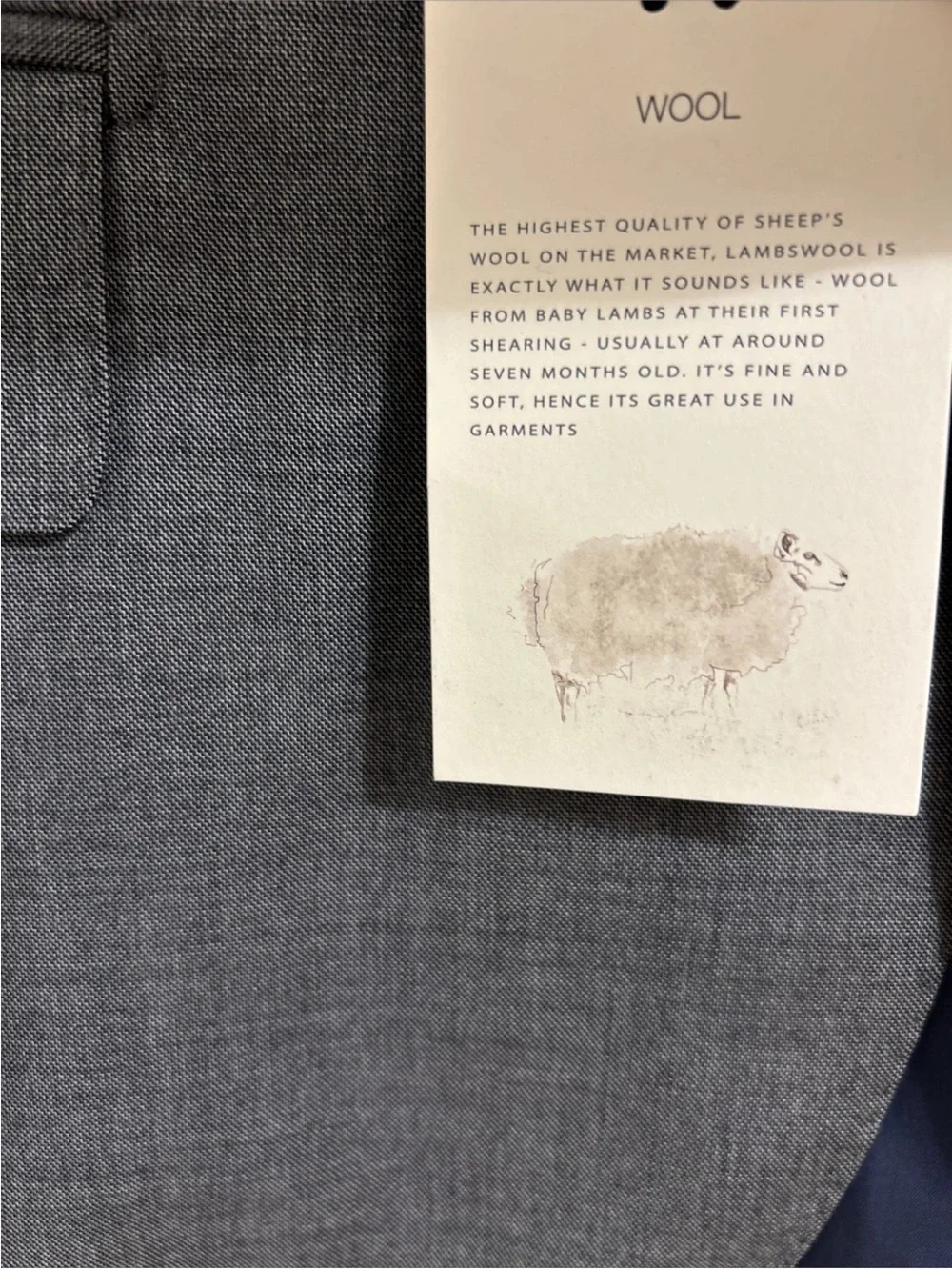 SuitSuppy Ethomas Hartford Men’s Pure Wool Super 150’s Grey Blazer Size 52/42